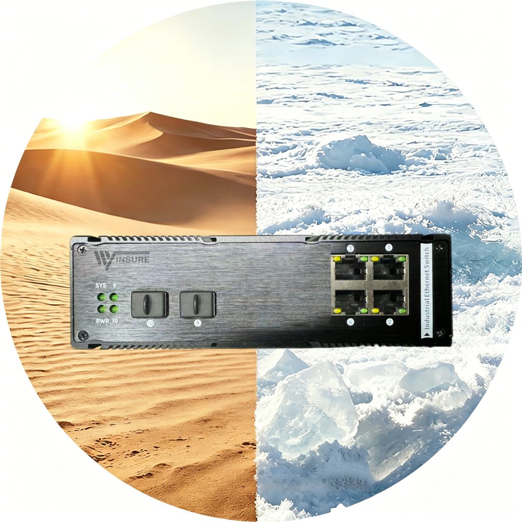 wsCom1005LG-2GSFP-4G/DC-INT managed industrial Ethernet switch – Winsure