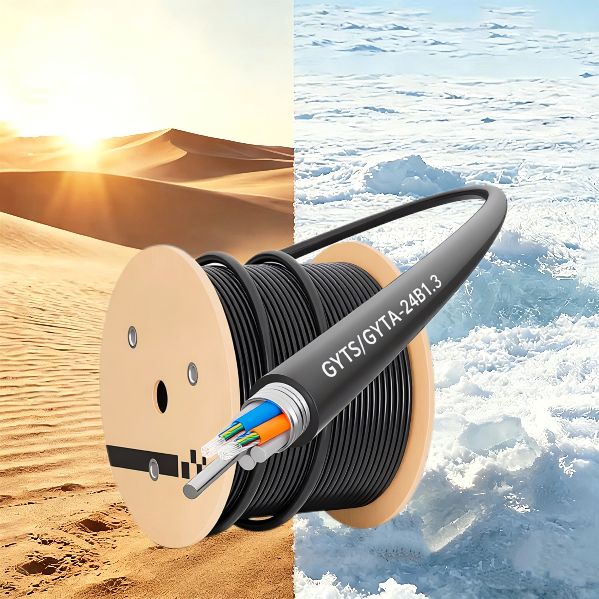 GYTS/GYTA-24B1.3 fiber optic cable – Winsure