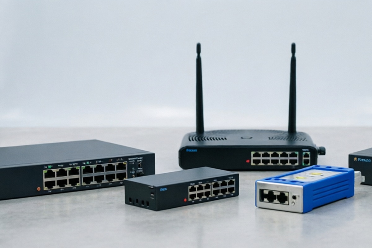Range of Winsure Ethernet switches and industrial network devices