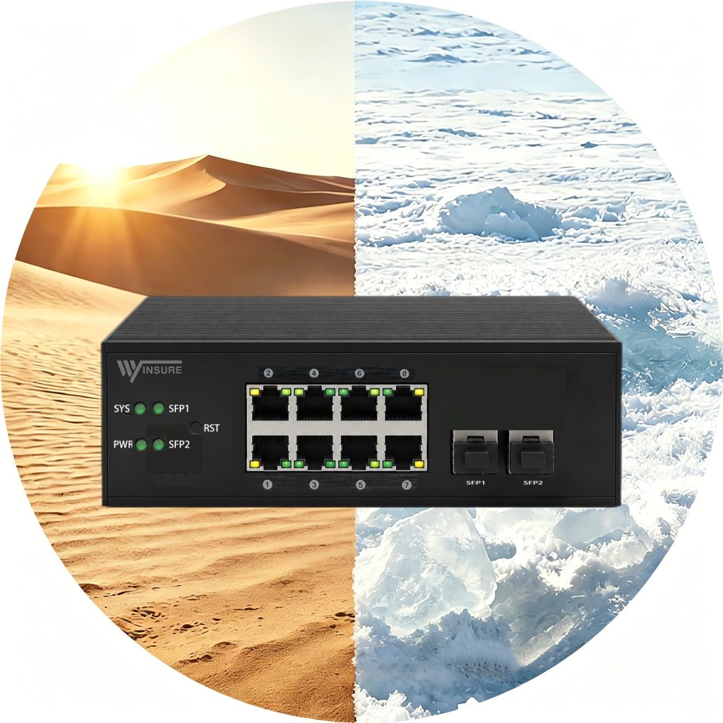 wsCom3010G-2GSFP-8G/DC-INT managed industrial Ethernet switch – Winsure