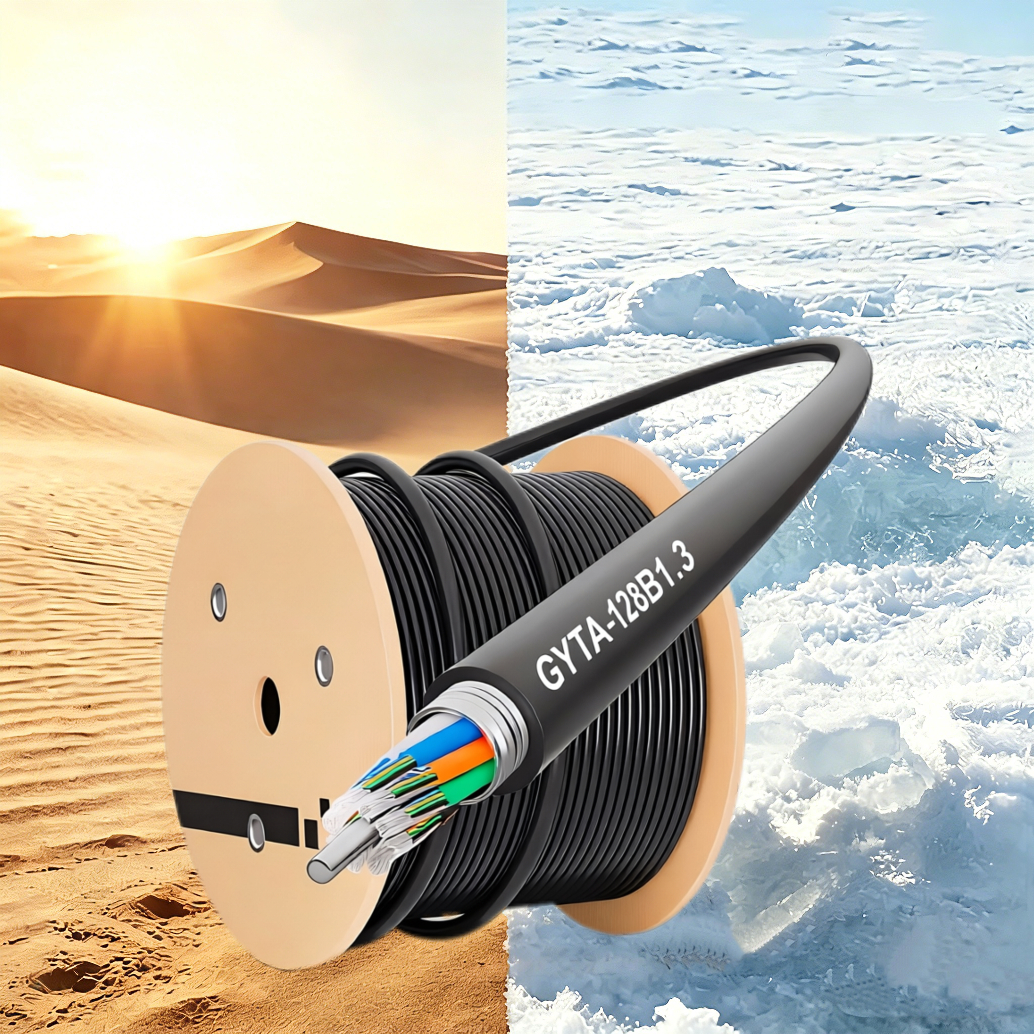 GYTA-128B1.3 fiber optic cable – Winsure